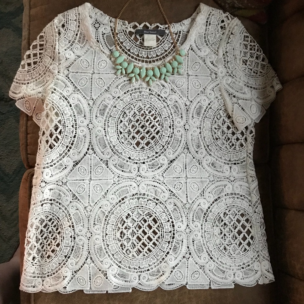 Anthropologie Lace Shell Top